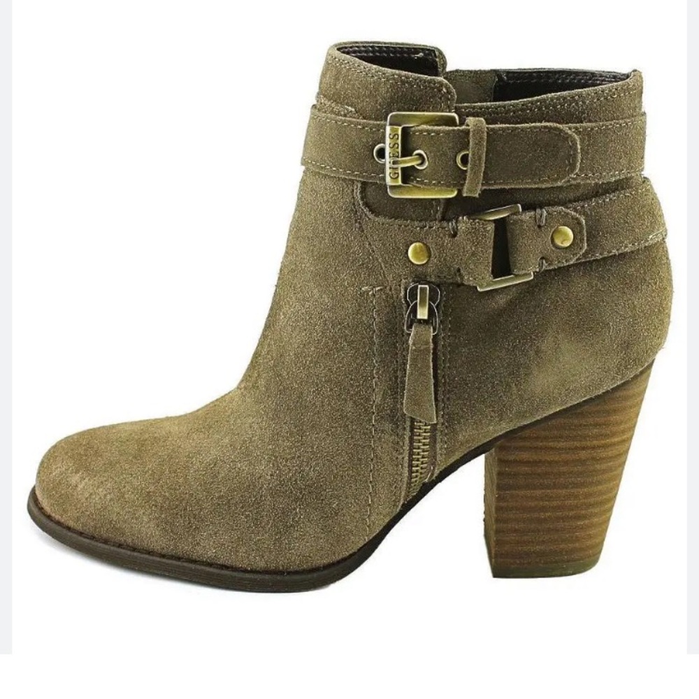 GUESS Floora Suede Ankle Boots